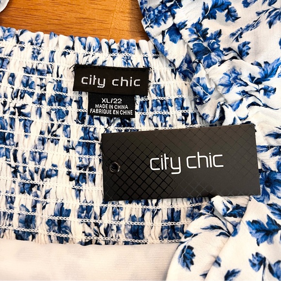 NWT City Chic Zoe Dress in Ivory White 22W - Picture 12 of 16